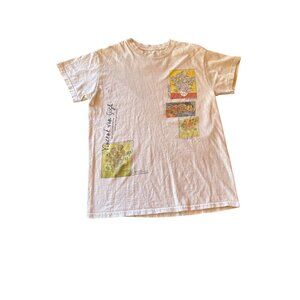 Vincent Van Gogh Graphic T-Shirt Pierce Archive S Beige Short Sleeve Art Print